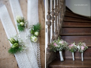 mariage champêtre: préparatifs au Jardin des Acanthes - Bretagne - par Marie Baillet Photographe