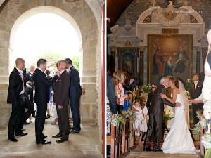 mariage champêtre: cérémonie religieuse Saint-Avé - Bretagne - par Marie Baillet Photographe