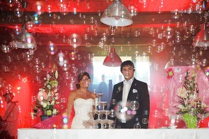 mariage champêtre: gateau au Jardin des Acanthes - Bretagne - par Marie Baillet Photographe