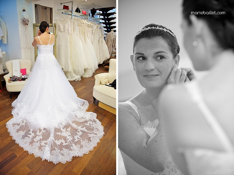 reportage préparatifs / habillage mariage Brest 29 par Marie Baillet Photographe Finistère