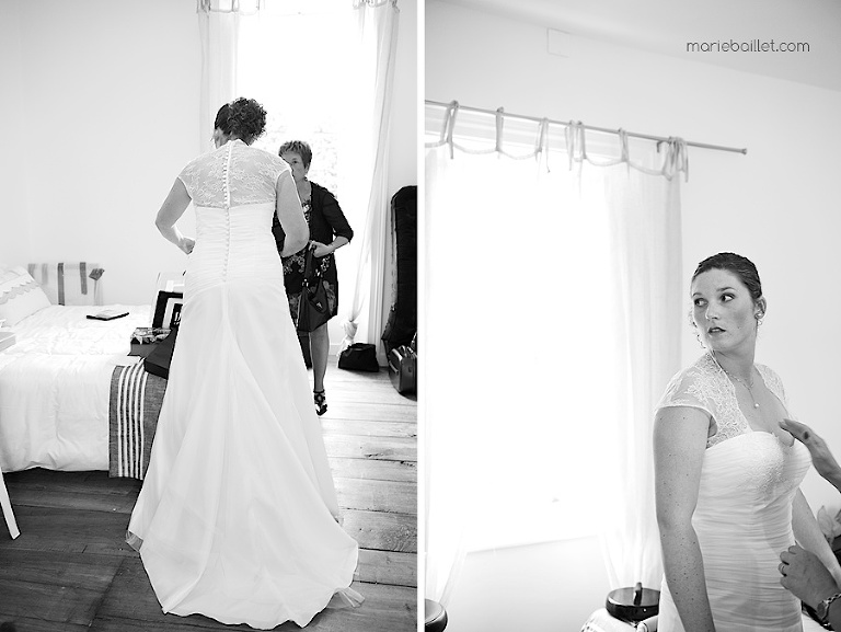 photo des préparatifs au Jardin des Acanthes - Bretagne par Marie Baillet Photographe