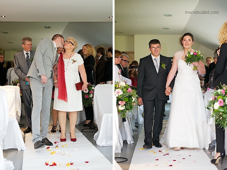 photo mariage cérémonie protestante Jardin des Acanthes - Morbihan par Marie Baillet Photographe
