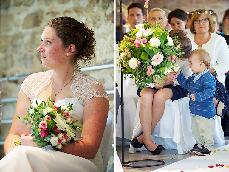 photo mariage cérémonie protestante Jardin des Acanthes - Morbihan par Marie Baillet Photographe