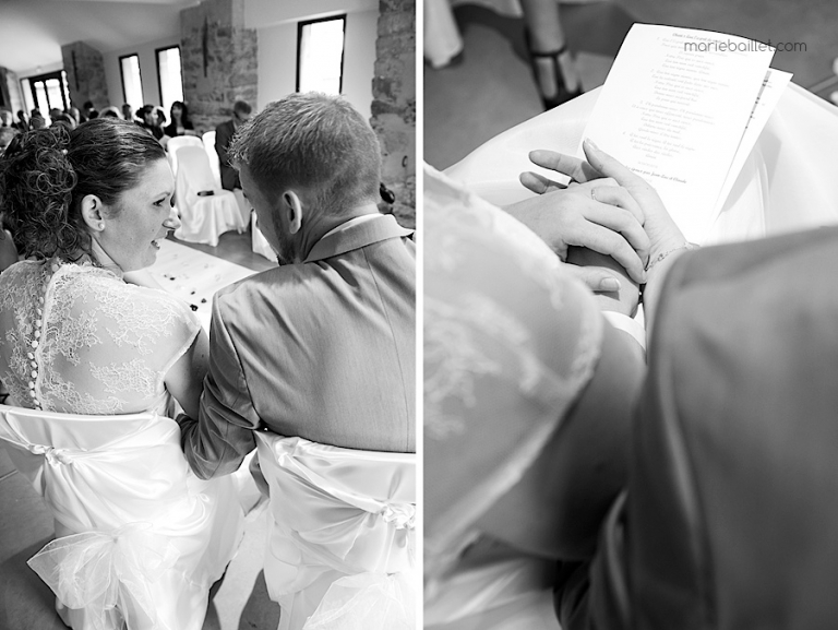 photo mariage cérémonie protestante Jardin des Acanthes - Morbihan par Marie Baillet Photographe