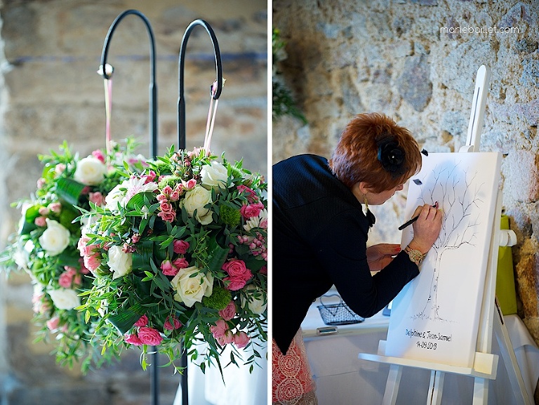 joli détail mariage au Jardin des Acanthes - Bretagne par Marie Baillet Photographe