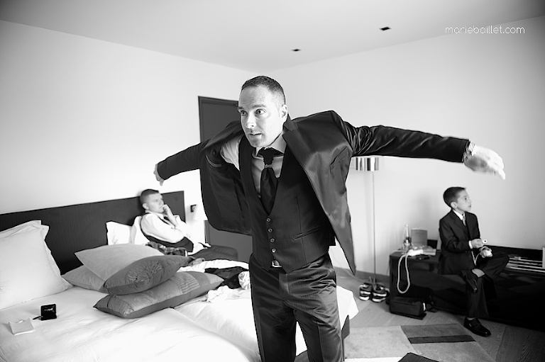 photo préparatifs mariage au Castel Beau Site Côtes d'Armor par Marie Baillet photographe