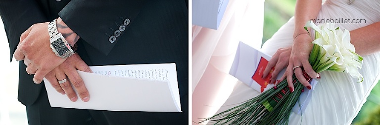 cérémonie extérieure au Castel Beau Site Perros Guirec par Marie Baillet photographe Bretagne