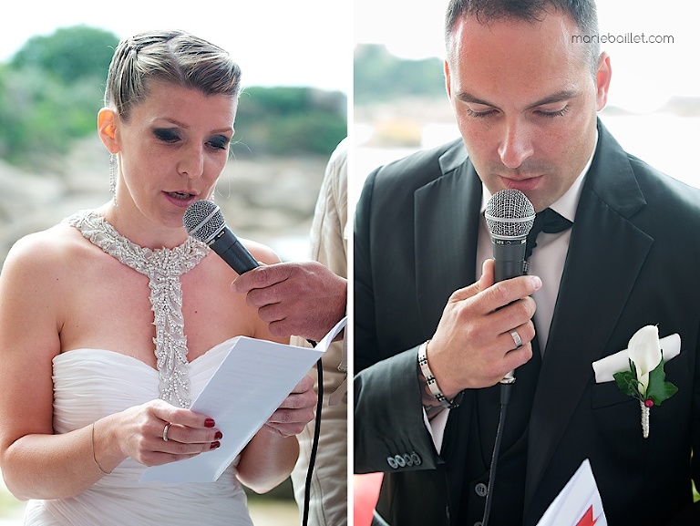 cérémonie extérieure au Castel Beau Site 22 par Marie Baillet photographe Bretagne