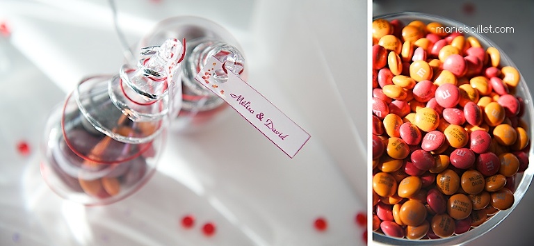 détail déco mariage au Castel Beau Site - Perros Guirec - par Marie Baillet photographe Bretagne