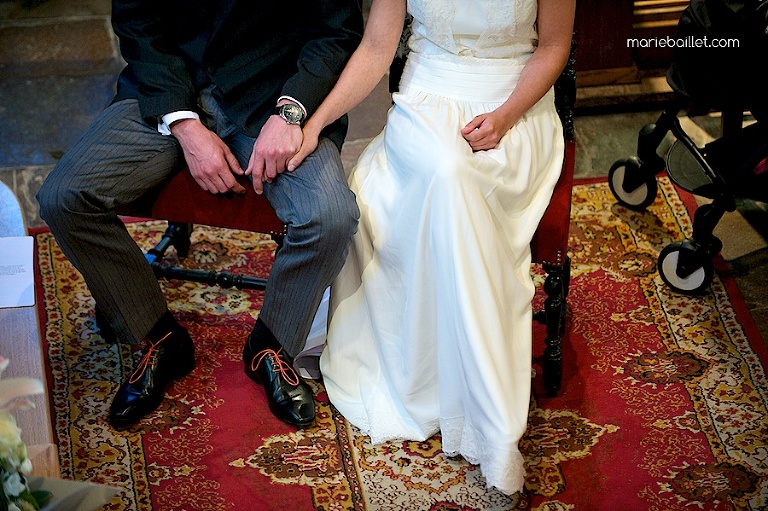 cérémonie de mariage chapelle de Saint-Philibert par Marie Baillet photographe Bretagne