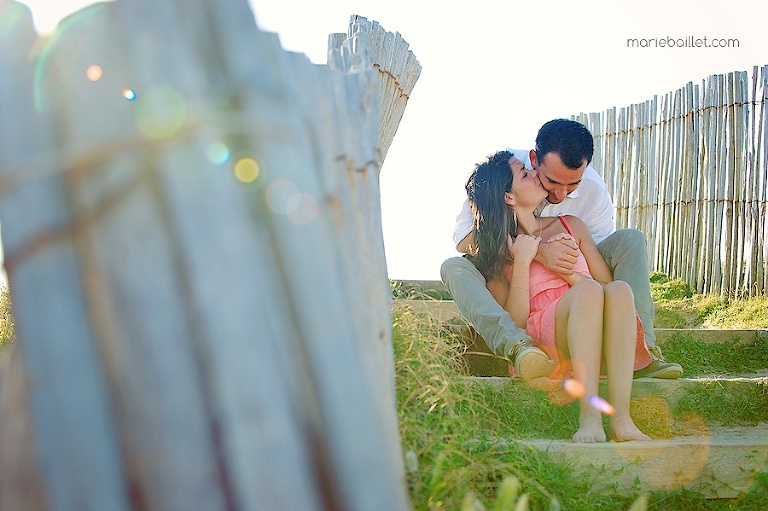 séance amoureux à la plage