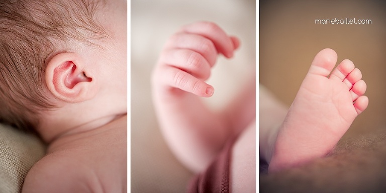 shooting bébé à la maison par Marie Baillet photographe Morbihan