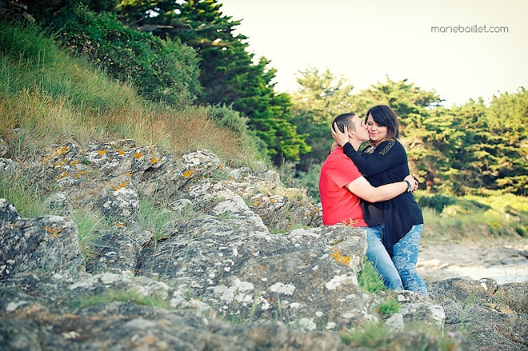 séance photo en amoureux sur la presqu'île de Rhuys /56 - par Marie Baillet photographe en Bretagne