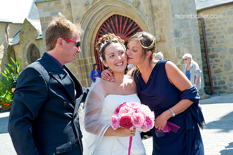 cérémonie mariage à Larmor-Plage - photographe mariage Bretagne