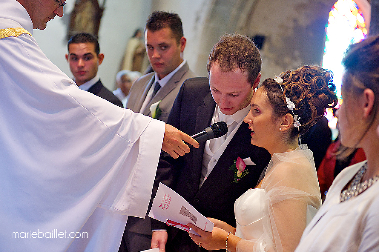 cérémonie mariage à Larmor-Plage - photographe mariage Bretagne