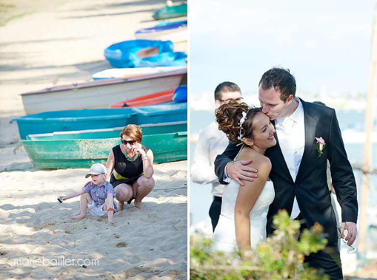 vin d'honneur mariage au port de Kernevel par Marie Baillet photographe Bretagne sud