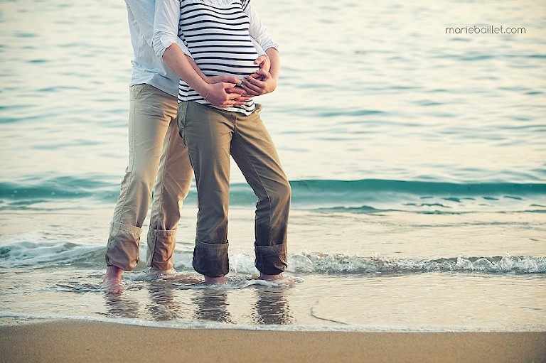 séance femme enceinte / en attendant bébé / bord de mer Finistère sud