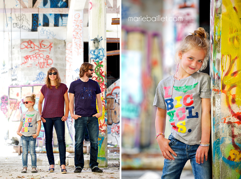 photo : séance famille Rock n' roll par Marie Baillet photographe Morbihan