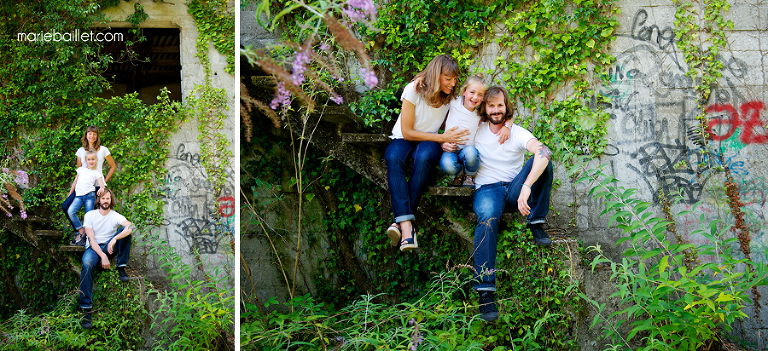 Séance famille fun par Marie Baillet photographe 56