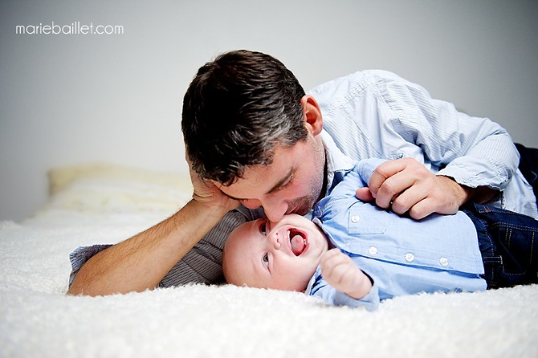 séance photo bébé / famille lifestyle dans le Morbihan