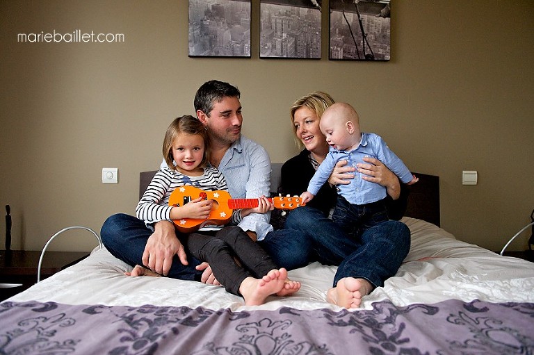 séance photo bébé / famille lifestyle dans le Morbihan