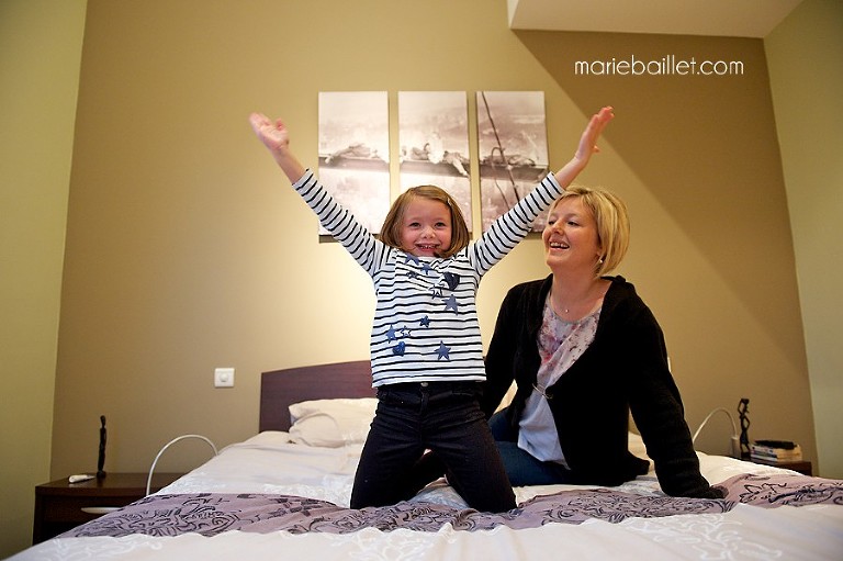 séance photo bébé / famille lifestyle dans le Morbihan