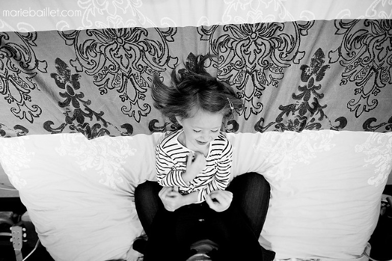 séance photo bébé / famille lifestyle dans le Morbihan