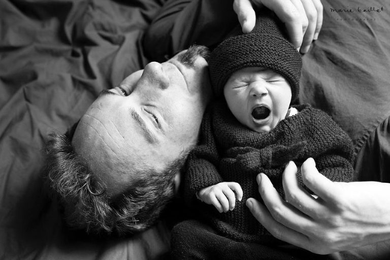 séance photo bébé à domicile morbihan - Marie Baillet photographe 56