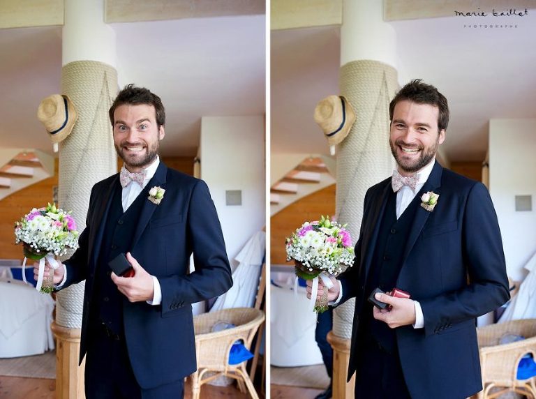 préparatifs mariage à Larmor-Plage par Marie Baillet photographe Morbihan