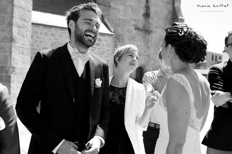 mariage champêtre et chic à Larmor-Plage par Marie Baillet photographe Bretagne