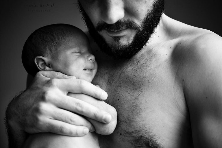 Faire-part de naissance 56 / séance photo bébé à domicile © Marie Baillet photographe Morbihan