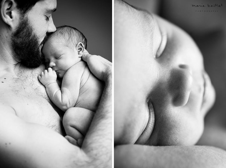 Faire-part de naissance 56 / séance photo bébé à domicile © Marie Baillet photographe Morbihan