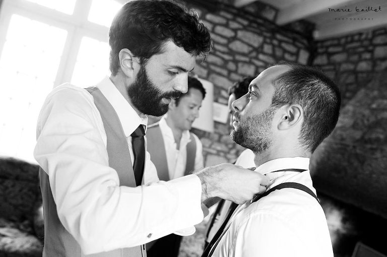 mariage dans le golfe du Morbihan, à Locmariaquer