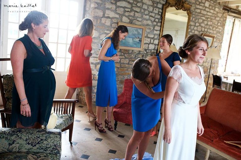 mariage dans le golfe du Morbihan - reportage photo © Marie Baillet photographe Bretagne