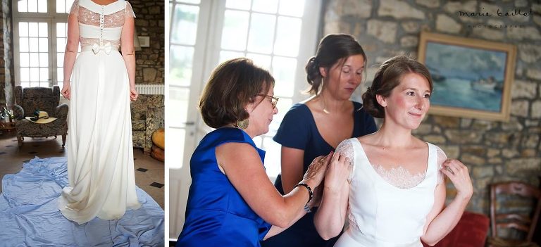 mariage dans le golfe du Morbihan, à Locmariaquer