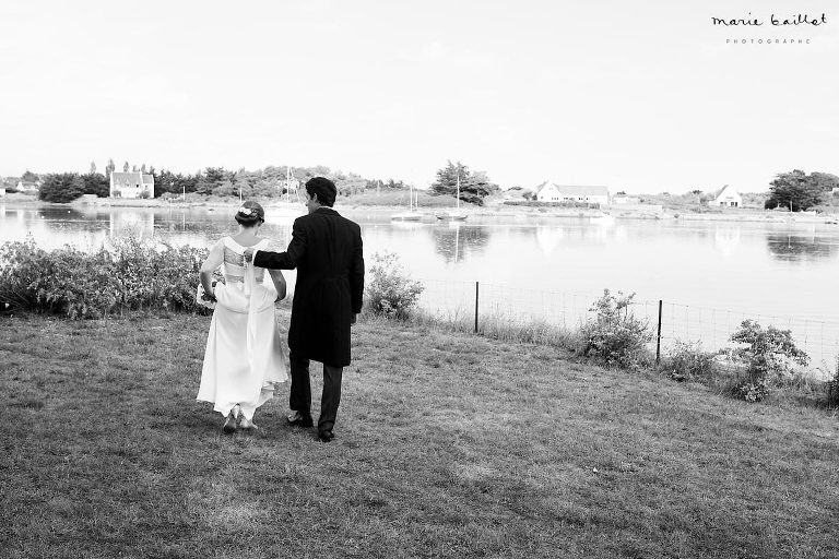 mariage dans le golfe du Morbihan, à Locmariaquer