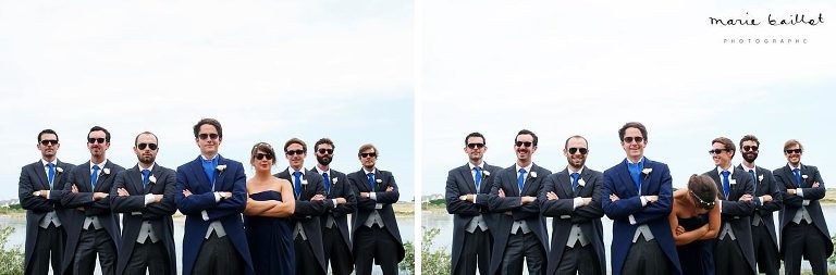 mariage dans le golfe du Morbihan, à Locmariaquer