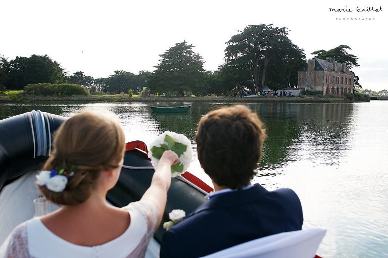 mariage dans le golfe du Morbihan - reportage photo © Marie Baillet photographe Bretagne