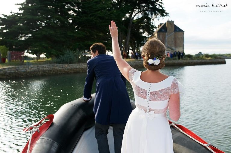 mariage dans le golfe du Morbihan - reportage photo © Marie Baillet photographe Bretagne