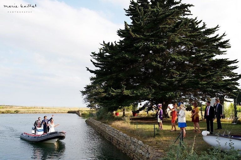 mariage dans le golfe du Morbihan, demeure familiale du Brénéguy