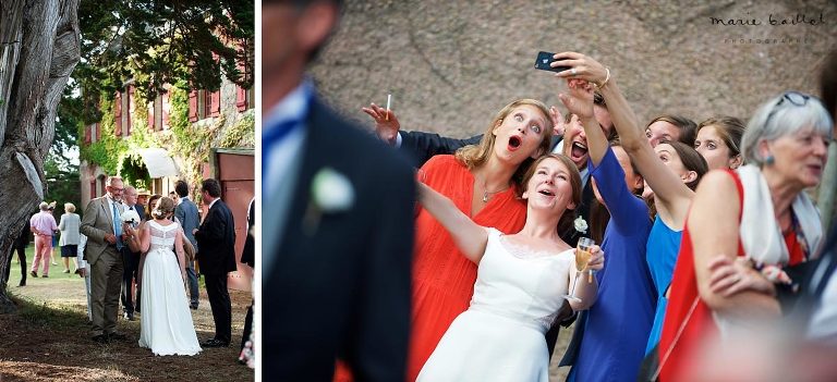 mariage dans le golfe du Morbihan, demeure familiale du Brénéguy