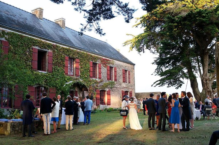 mariage dans le golfe du Morbihan, demeure familiale du Brénéguy