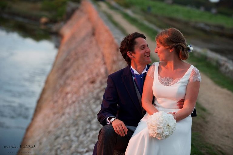 mariage dans le golfe du Morbihan, demeure familiale du Brénéguy