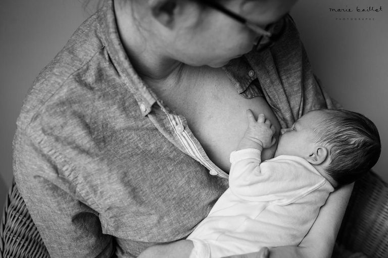 séance bidon et bébé à domicile - photographe professionnelle 56